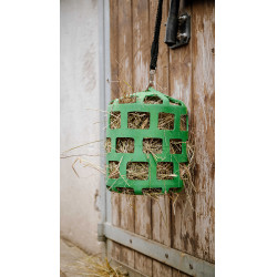 Cesta glotonera HIPPOTONIC + lino Verde