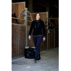 Sac week end Je t'aime EQUITHÈME Negro