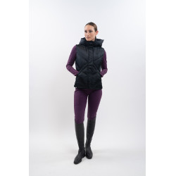 Chaleco acolchado sin mangas Harcour Auxane Negro