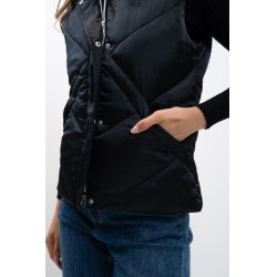 Chaleco acolchado sin mangas Harcour Auxane Negro