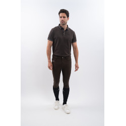Pantalón de equitación Harcour Barmino hombre Cacao Marrón