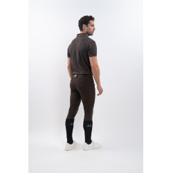 Pantalón de equitación Harcour Barmino hombre Cacao Marrón