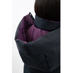 Parka corta Harcour Adele Negro / violeta oscuro Parka corta Harcour Adele Negro / violeta oscuro