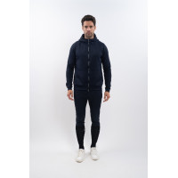 Sudadera técnica con cremallera Harcour Aron Marino Azul marino