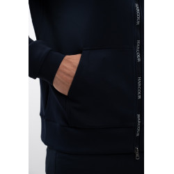 Sudadera técnica con cremallera Harcour Aron Marino Azul marino