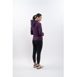 Sudadera técnica con cremallera Harcour Ava Higo Violeta