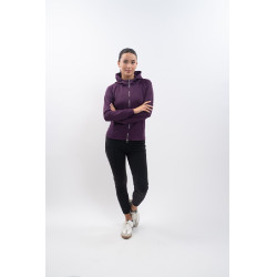 Sudadera técnica con cremallera Harcour Ava Higo Violeta
