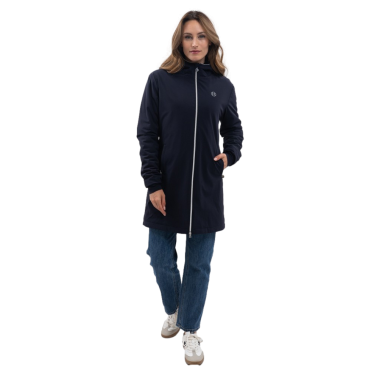 Chaqueta larga Harcour Abby Marino Azul marino