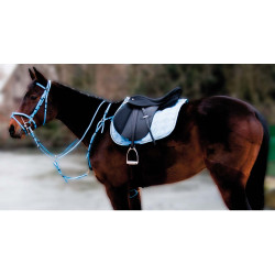 TAPIS DE SELLE DE DRESSAGE A DOUBLE GALON