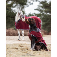 Cubreperro Show-Line Bucas Burdeos / gris