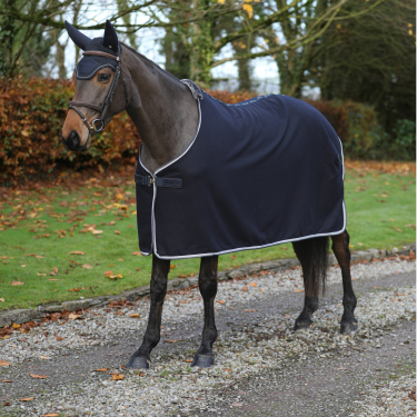 Manta Bucas de lana esmeralda Marino Azul marino