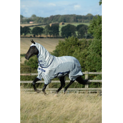 Manta Bucas Sweet-Itch X ligera B/N Plata Manta Bucas Sweet-Itch X ligera B/N Plata