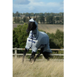 Manta Bucas Sweet-Itch X ligera B/N Plata Manta Bucas Sweet-Itch X ligera B/N Plata