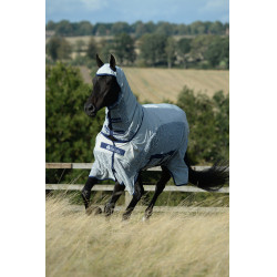 Manta Bucas Sweet-Itch X ligera B/N Plata Manta Bucas Sweet-Itch X ligera B/N Plata