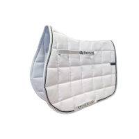 Manta de silla Bucas Esmeralda Blanco / rayado