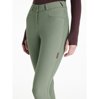 Pantalón LeMieux grip rodilla Isabelle mujer Romero Verde