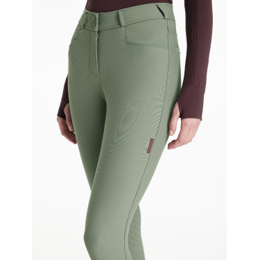 Pantalón LeMieux grip rodilla Isabelle mujer Romero Verde