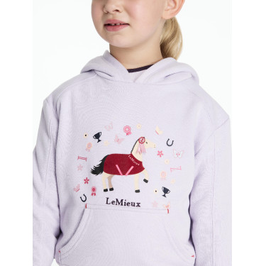 Sudadera con capucha Mini LeMieux Romi Lila Sudadera con capucha Mini LeMieux Romi Lila