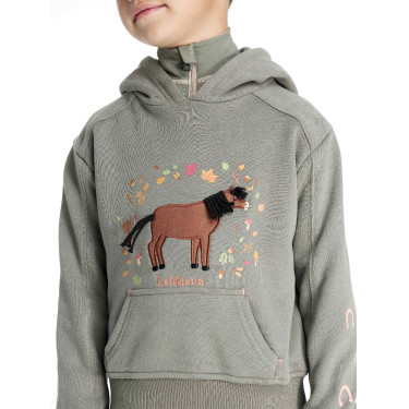 Sudadera con capucha Mini LeMieux Romi Romero Verde Sudadera con capucha Mini LeMieux Romi Romero Verde