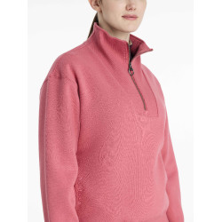 Jersey LeMieux con cremallera de un cuarto Keira para mujer Arándano Rosa