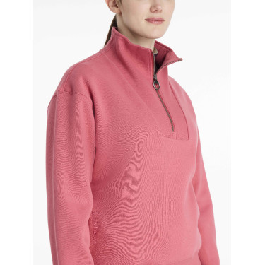 Jersey LeMieux con cremallera de un cuarto Keira para mujer Arándano Rosa