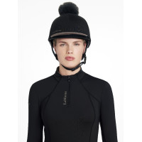 Gorro con pompón LeMieux desmontable Clásico Negro