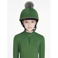 Gorro con pompón LeMieux desmontable Clásico Verde hunter