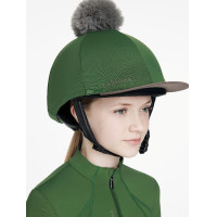 Gorro con pompón LeMieux desmontable Clásico Verde hunter