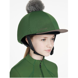 Gorro con pompón LeMieux desmontable Clásico Verde hunter