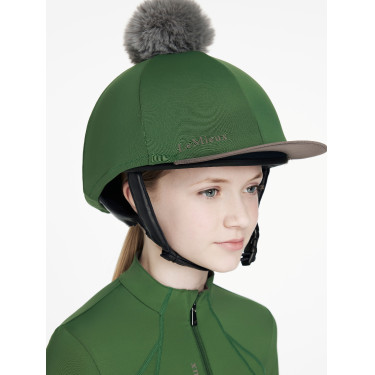 Gorro con pompón LeMieux desmontable Clásico Verde hunter