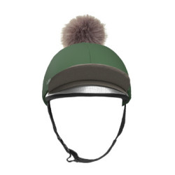 Gorro con pompón LeMieux desmontable Clásico Verde hunter