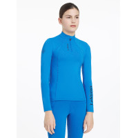 Capa base LeMieux Young Rider Classique de manga larga Benetton azul Capa base LeMieux Young Rider Classique de manga larga Benetton azul