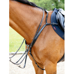 Pechopetral LeMieux con puente Kudos Negro