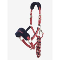 Cabezada y ramal Mini LeMieux Vogue Arándano Rosa Cabezada y ramal Mini LeMieux Vogue Arándano Rosa