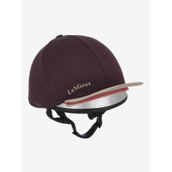 Gorro con pompón LeMieux desmontable Clásico Ciruela damascena Violeta