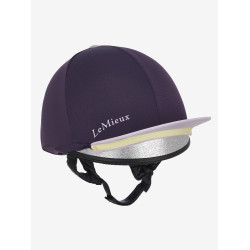 Gorro con pompón LeMieux desmontable Clásico Enebro Violeta