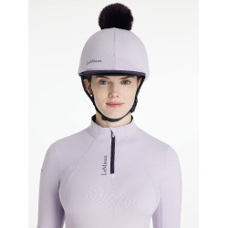 Gorro con pompón LeMieux desmontable Clásico Lila Violeta Gorro con pompón LeMieux desmontable Clásico Lila Violeta