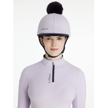 Gorro con pompón LeMieux desmontable Clásico Lila Violeta Gorro con pompón LeMieux desmontable Clásico Lila Violeta