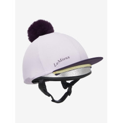 Gorro con pompón LeMieux desmontable Clásico Lila Violeta Gorro con pompón LeMieux desmontable Clásico Lila Violeta