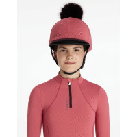 Gorro con pompón LeMieux desmontable Clásico Arándano Rosa