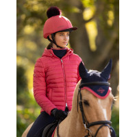 Gorro con pompón LeMieux desmontable Clásico Arándano Rosa