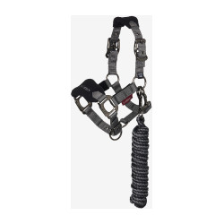 Cabezada y ramal Mini LeMieux Vogue Negro