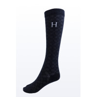 Calcetines Harcour Aiko en pack de 3 Cacao / negro / tartán