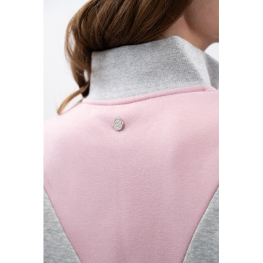 Sudadera Harcour Ambre Gris jaspeado / rosa claro Sudadera Harcour Ambre Gris jaspeado / rosa claro