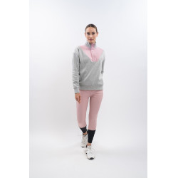 Sudadera Harcour Ambre Gris jaspeado / rosa claro Sudadera Harcour Ambre Gris jaspeado / rosa claro