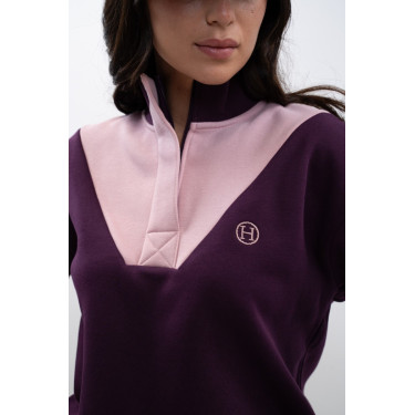 Sudadera Harcour Ambre Higo / rosa claro Sudadera Harcour Ambre Higo / rosa claro