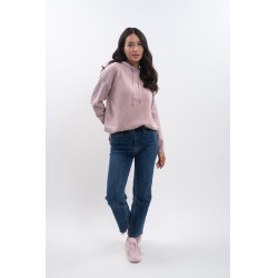 Sudadera de punto Harcour Aurelia Peonía Rosa