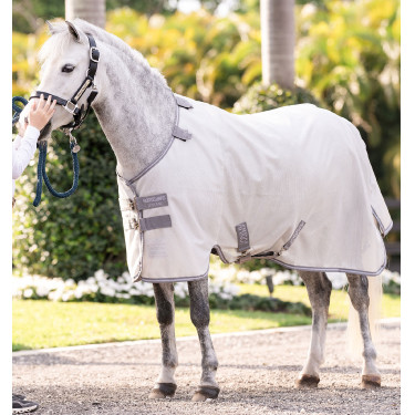 Camisa antimoscas Horseware Amigo Bug Rug Pony Plata / gris titanio / plata Camisa antimoscas Horseware Amigo Bug Rug Pony Plata / gris titanio / plata