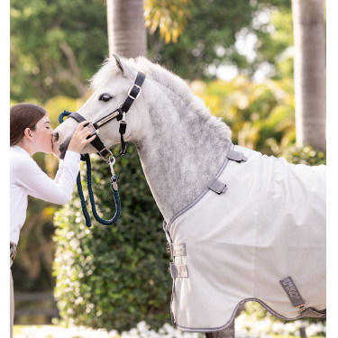 Camisa antimoscas Horseware Amigo Bug Rug Pony Plata / gris titanio / plata Camisa antimoscas Horseware Amigo Bug Rug Pony Plata / gris titanio / plata