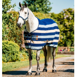 Manta polar Horseware Newmarket Poney Fleece Cooler Marine witney Azul marino